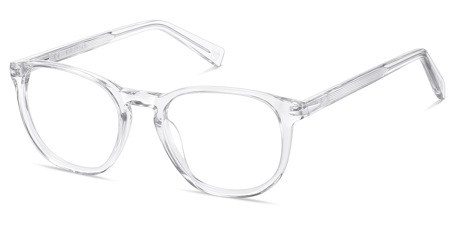 Rund Transparent Brille