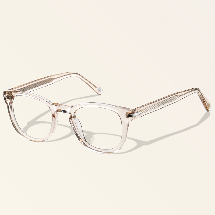 Rund Champagne Brille 8875