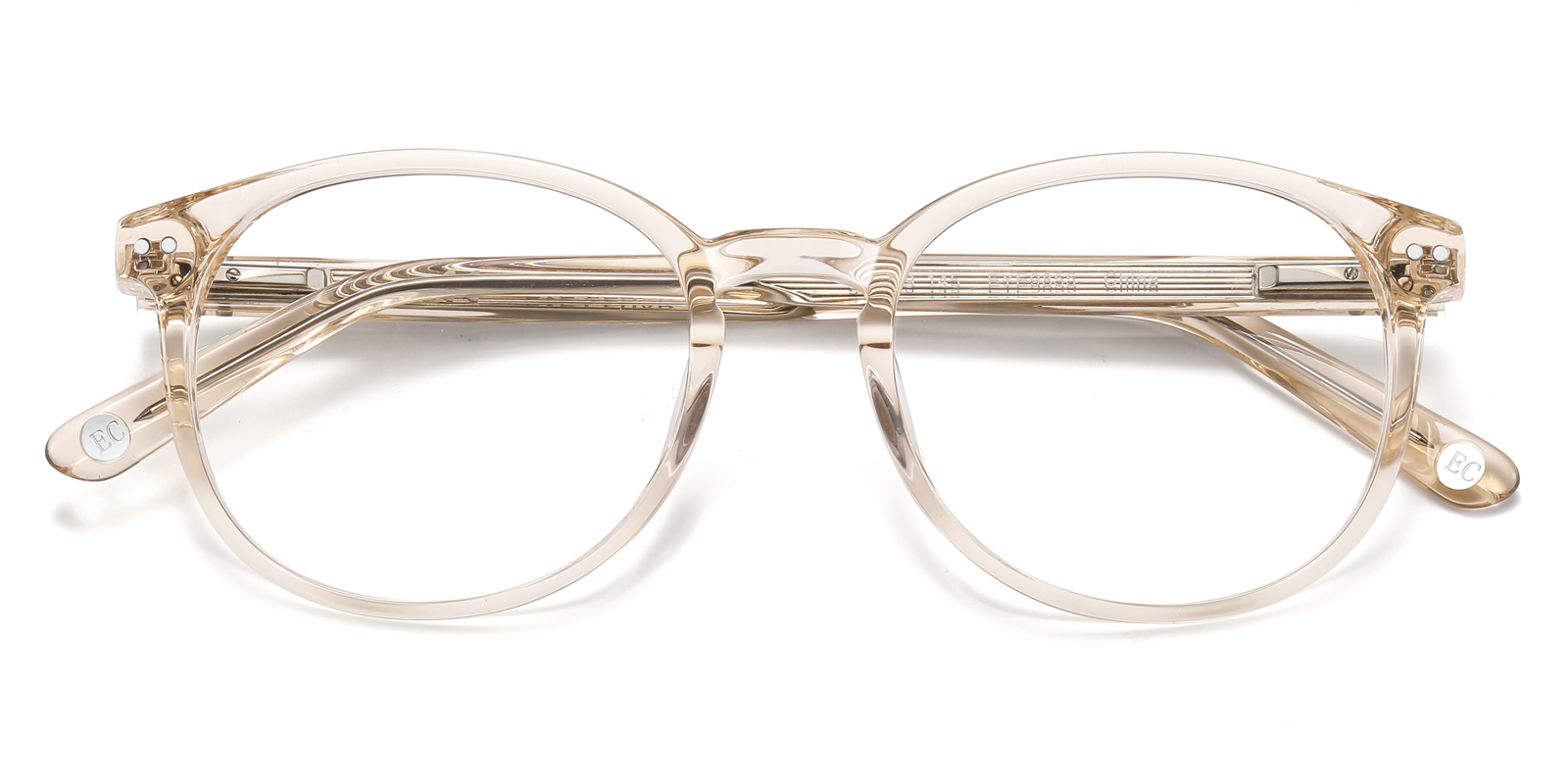  Rund Champagne Brille 9855cg