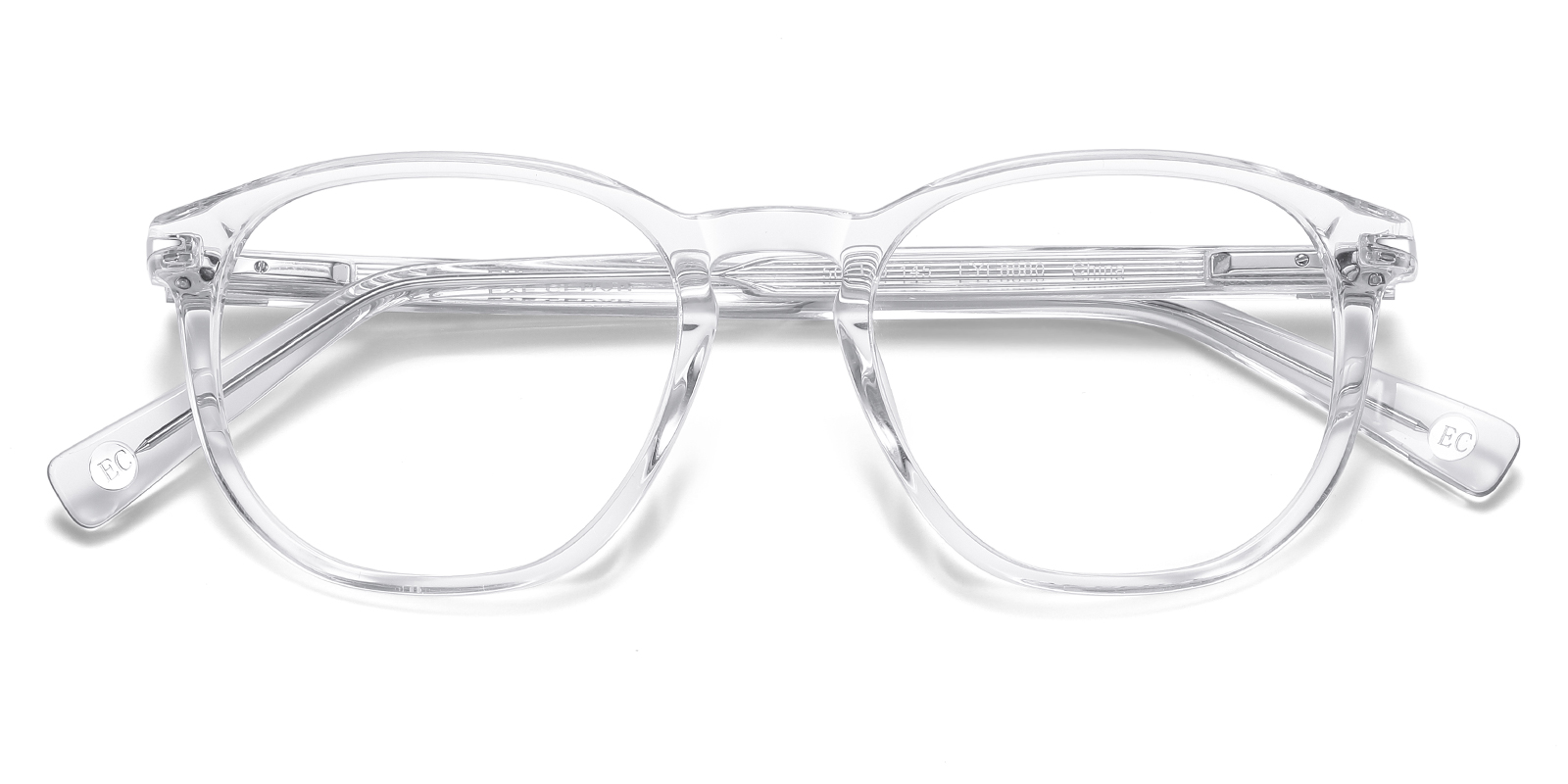 Rund Transparent Brille