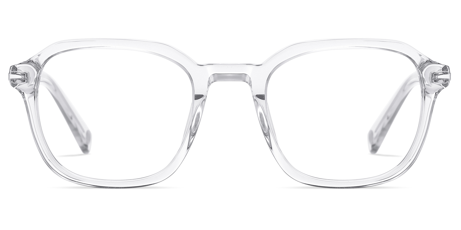 Quadratisch Transparent Brille 8972cl