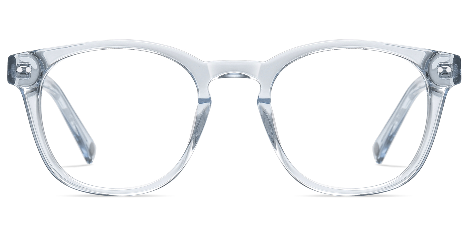 Quadratisch Blau Brille