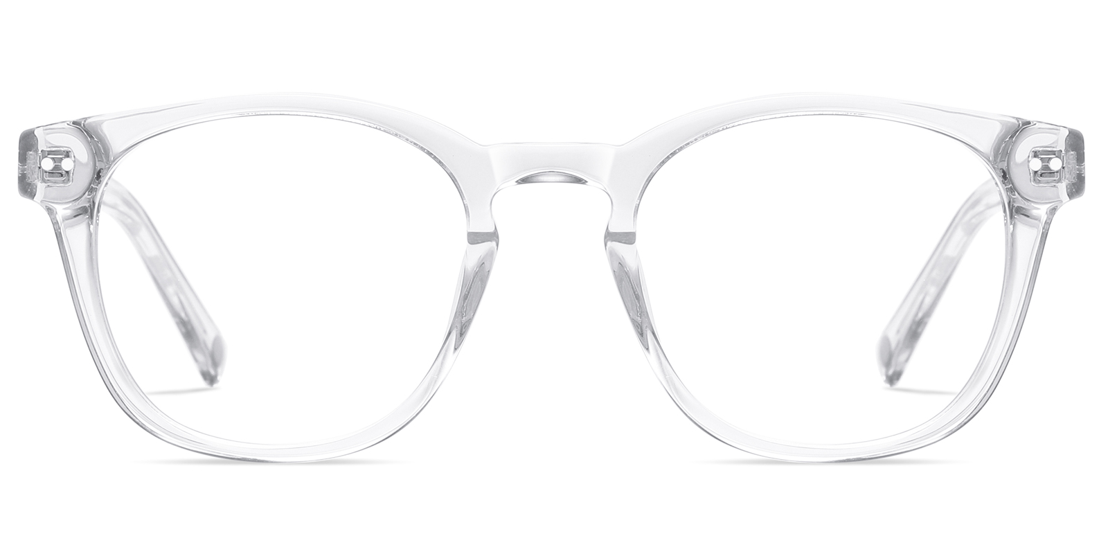 Quadratisch Transparent Brille