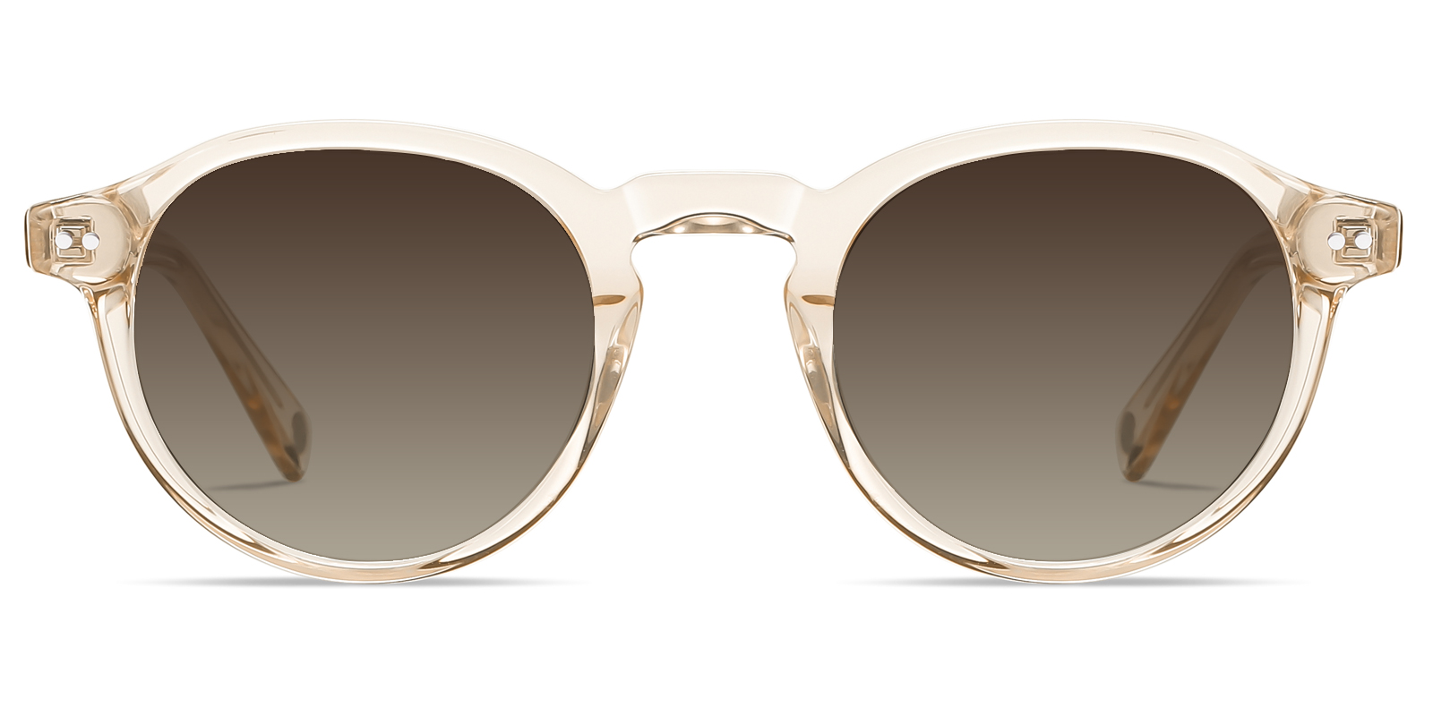 Rund Champagne Sonnenbrille S8770CG