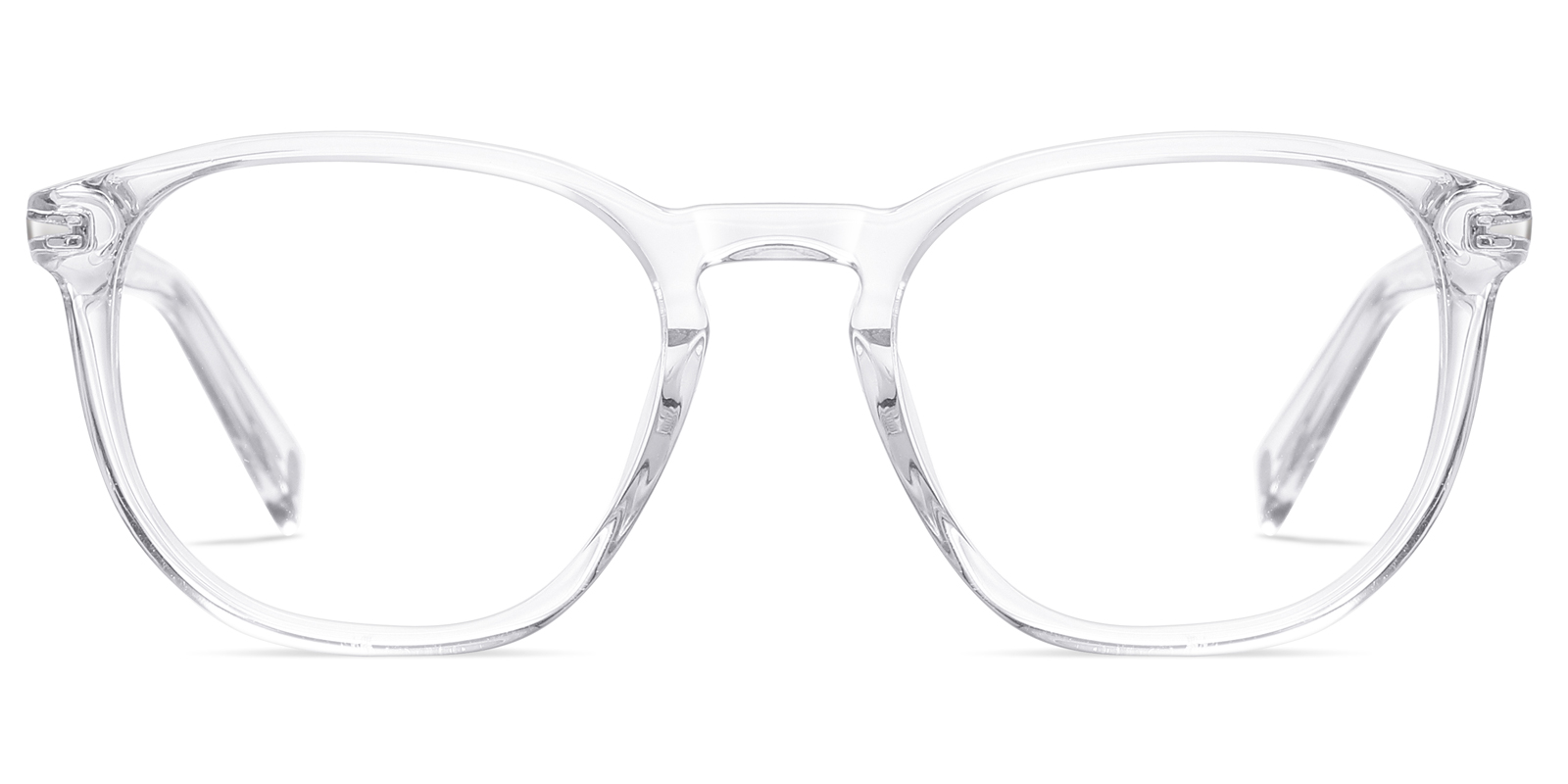 Rund Transparent Brille