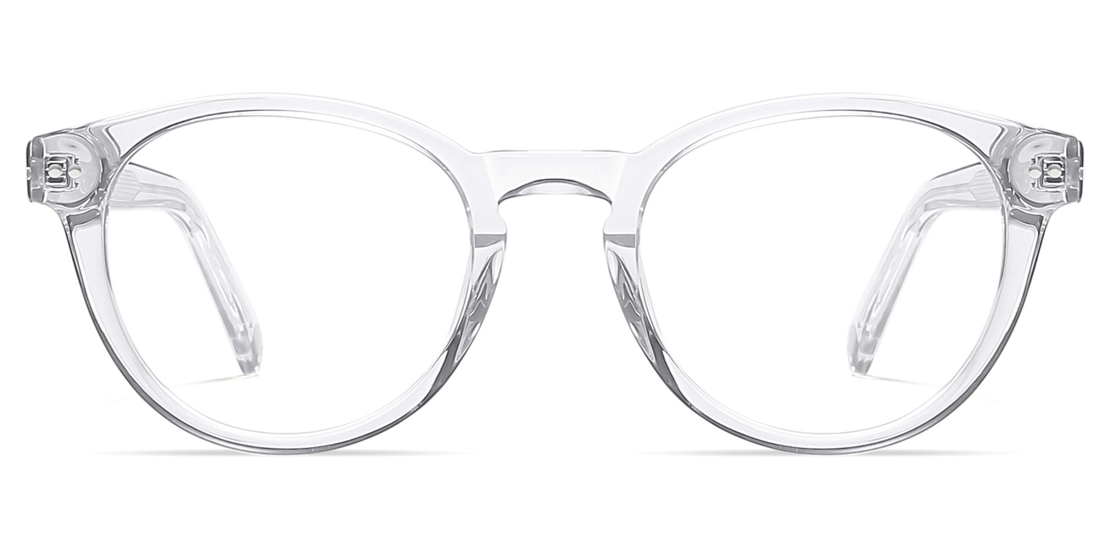 Rund Transparent Brille