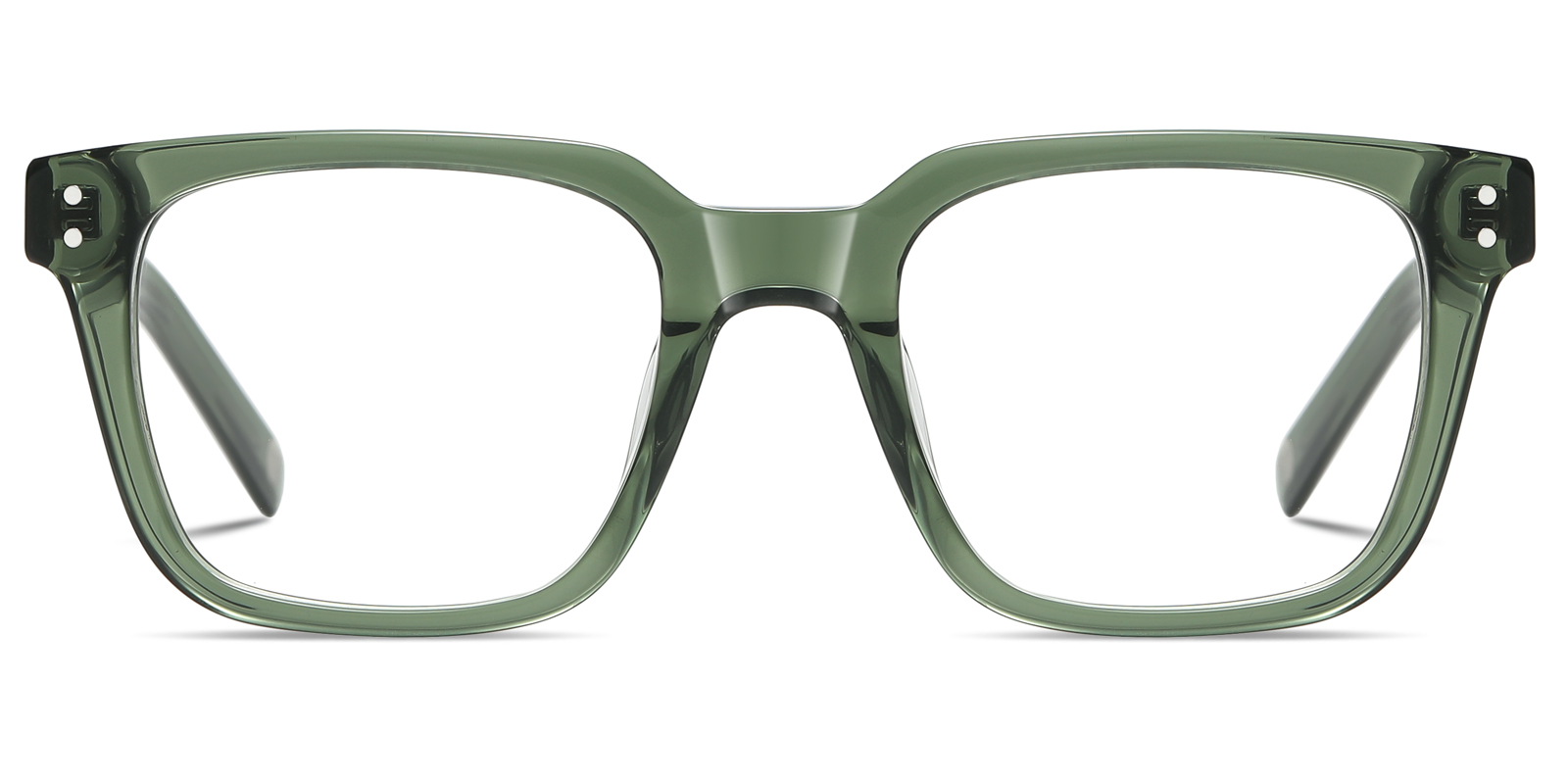 Quadratisch Grün Brille 8776GR