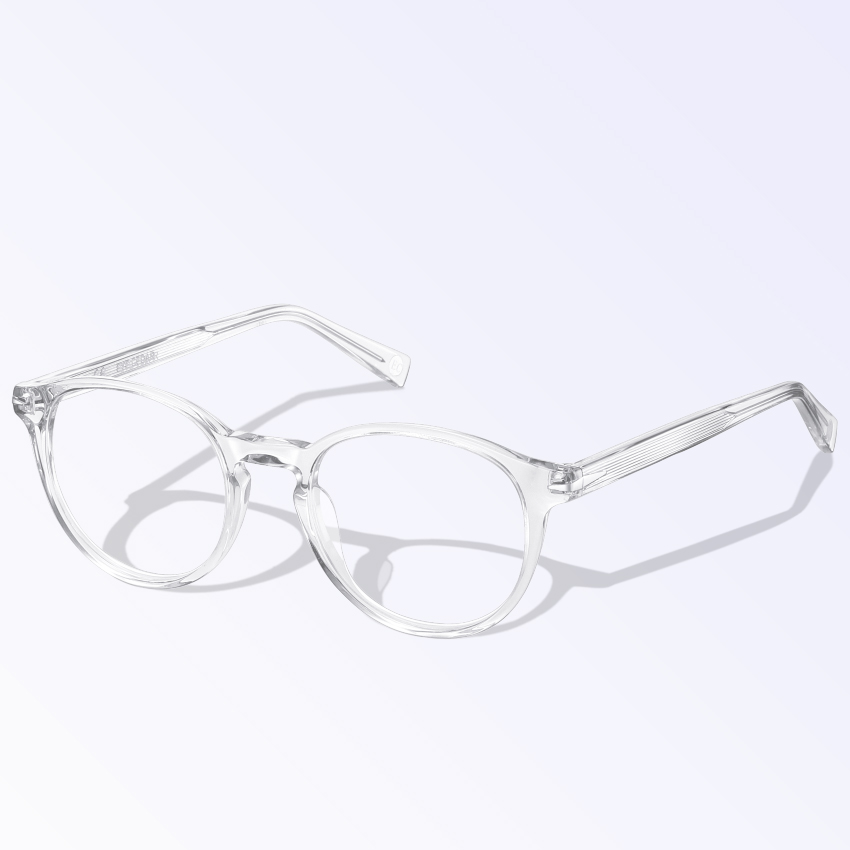 Eyecedar's neuer Stil des transparenten Sehens: Silberne Akzente, der doppelte Glamour der eleganten transparenten Brille